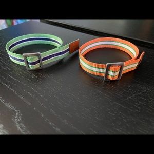 Fossil Fabric Bracelets